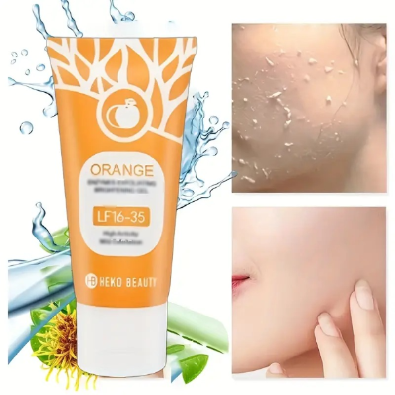 Orange Glow Exfoliating Gel – Brighten, Smooth & Hydrate Naturally