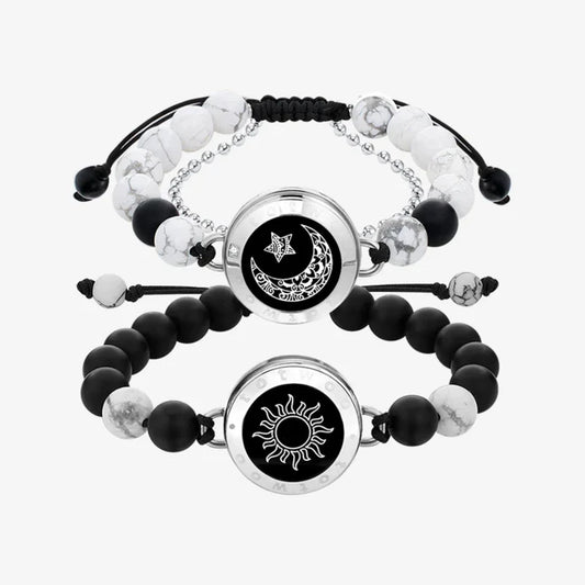 Sun&Moon Touch Bracelets with Matching Beads